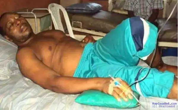 Nollywood actor, James Uche hangs in between life and death